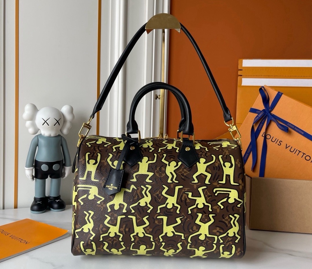LV x Keith Haring Speedy Bandouliere 30 Bag