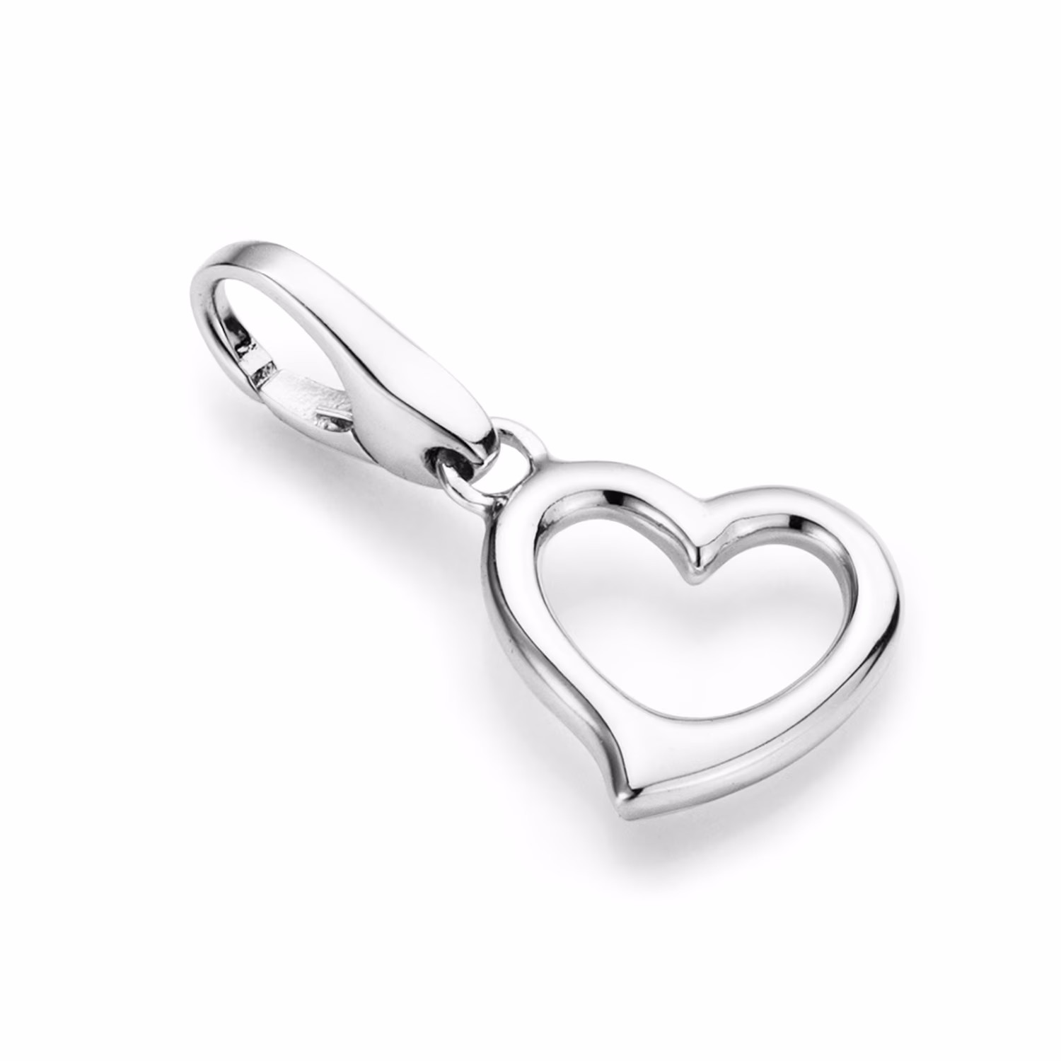 Charm Floating Heart, Silber 925