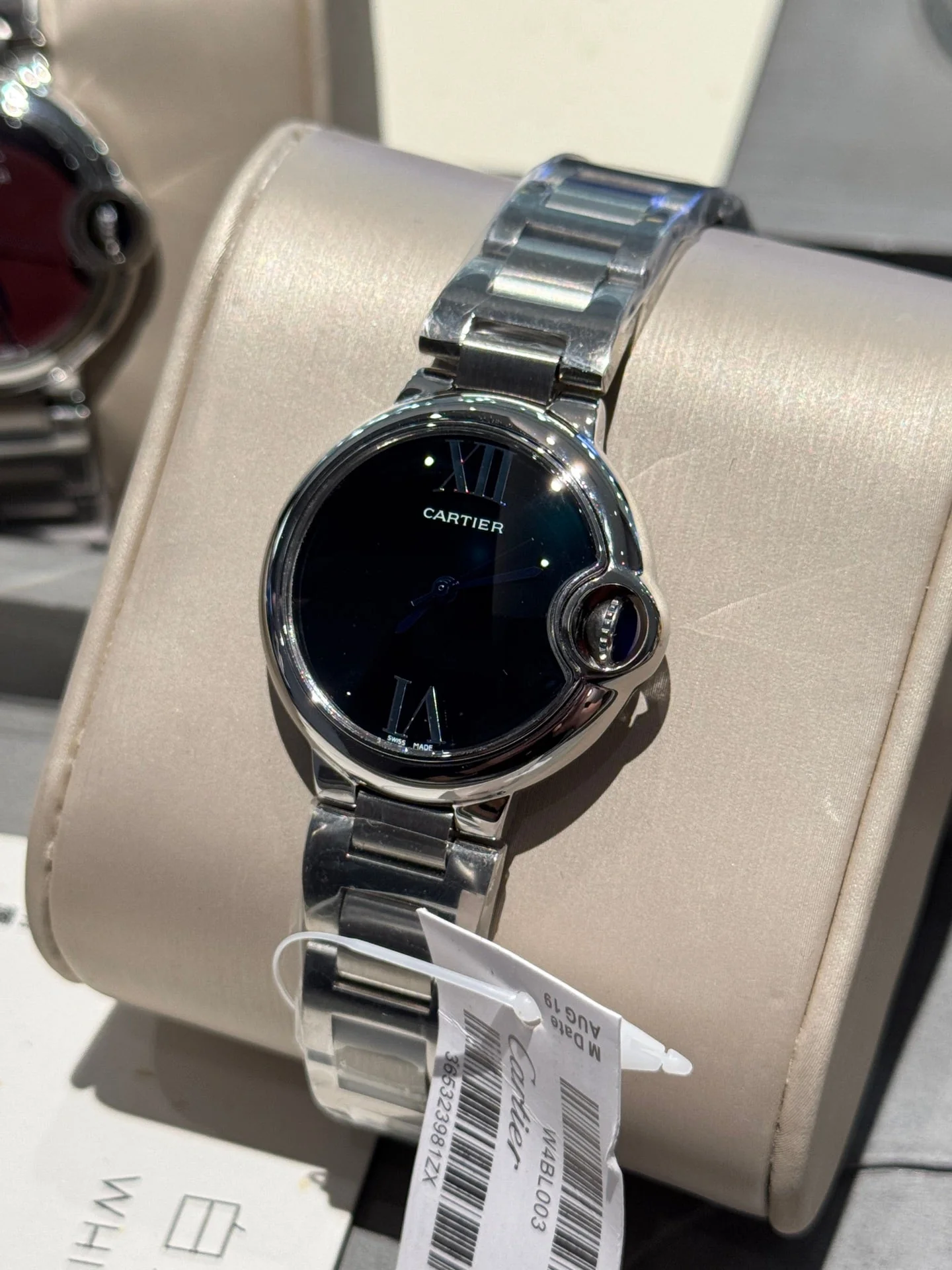 Cartier Watch Bleu Balloon 33mm Quartz Silver