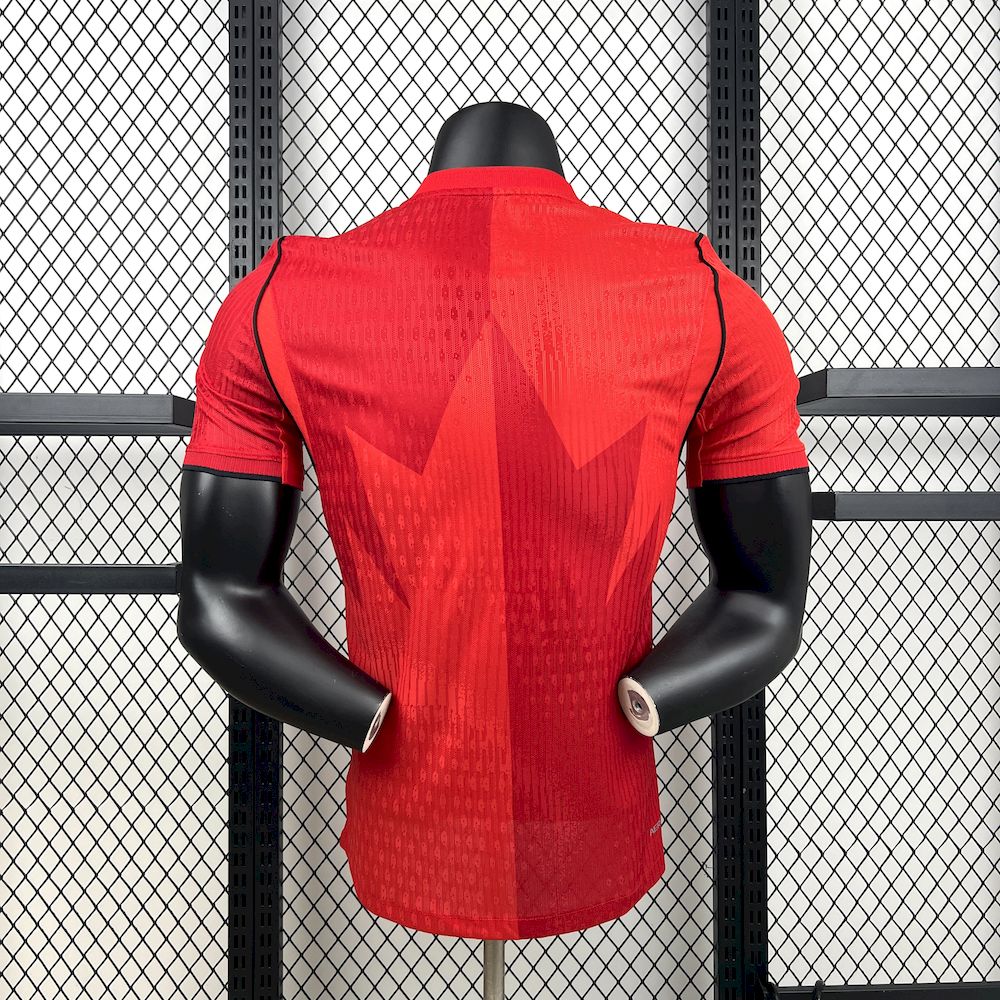 Mens Canada 2026 World Cup Home Jersey Player Version