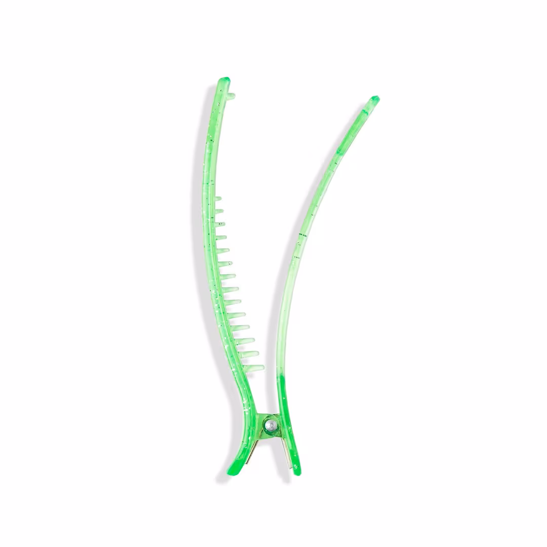 GLISTER  4-Pack Glitter-Infused No-Crease Styling & Sectioning Clips
