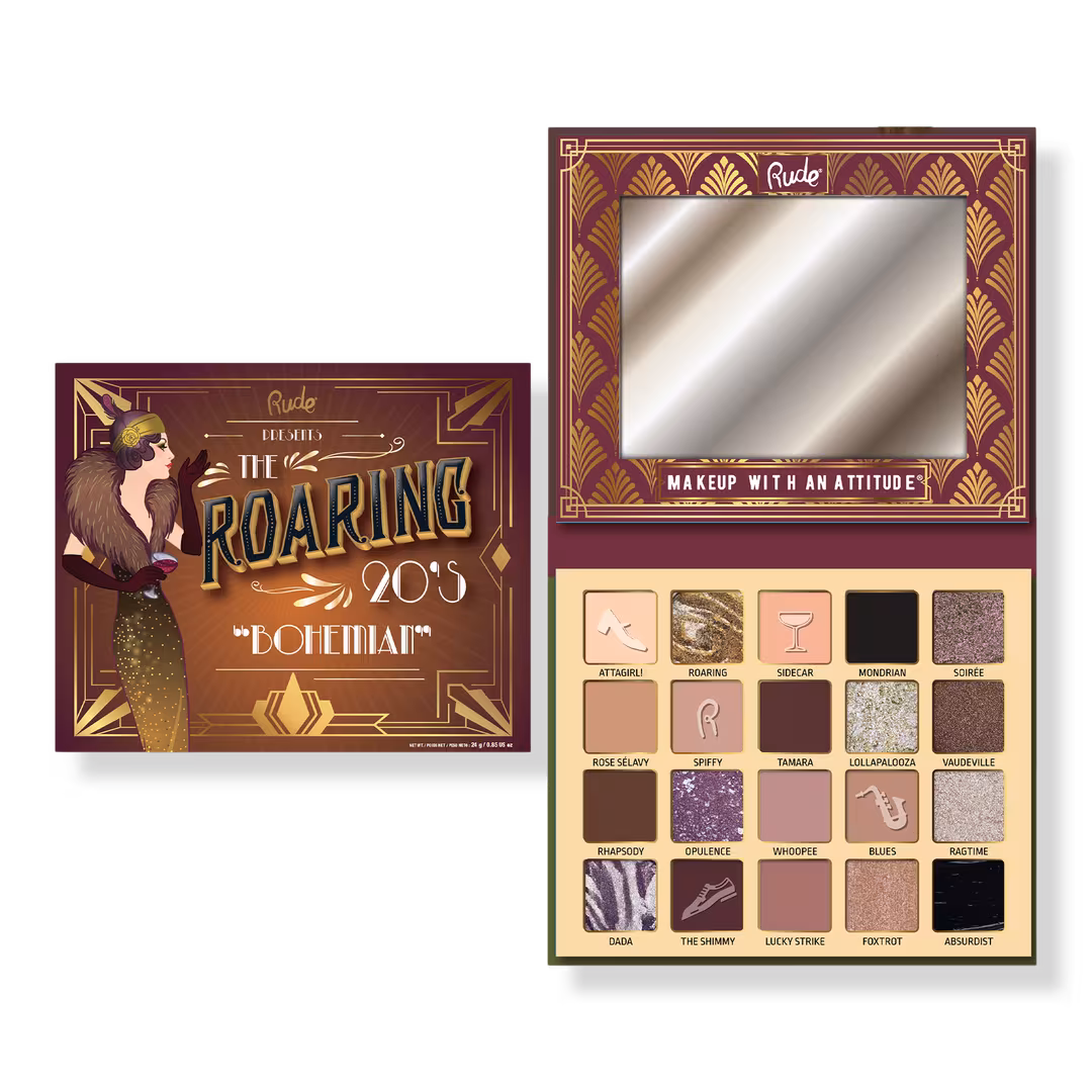 Rude  The Roaring 20's Eyeshadow Palette - Bohemian