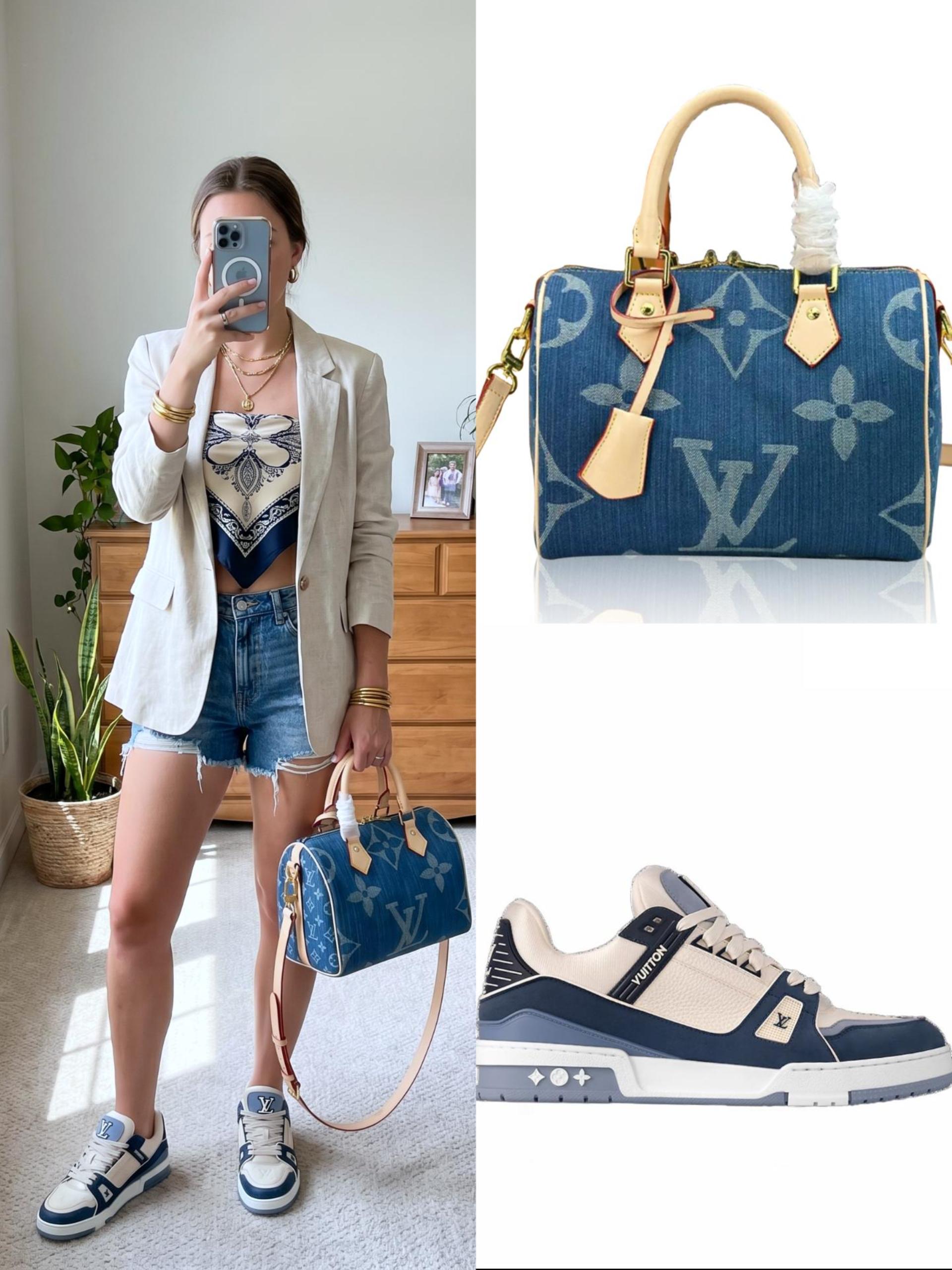 LV Shoes & Bag Set