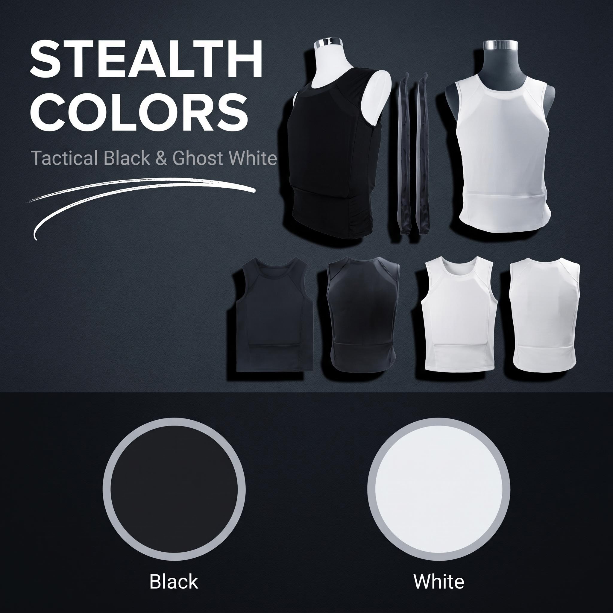 USKDTAC NIJ IIIA Concealed Tank Top Undershirt Sleeveless