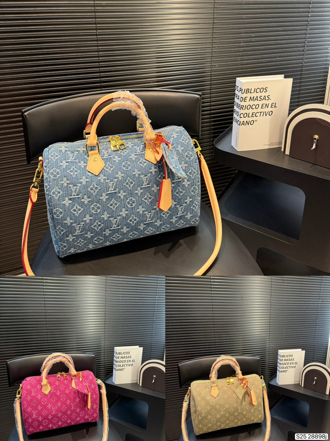 LV Denim Speedy 30 Hand bag