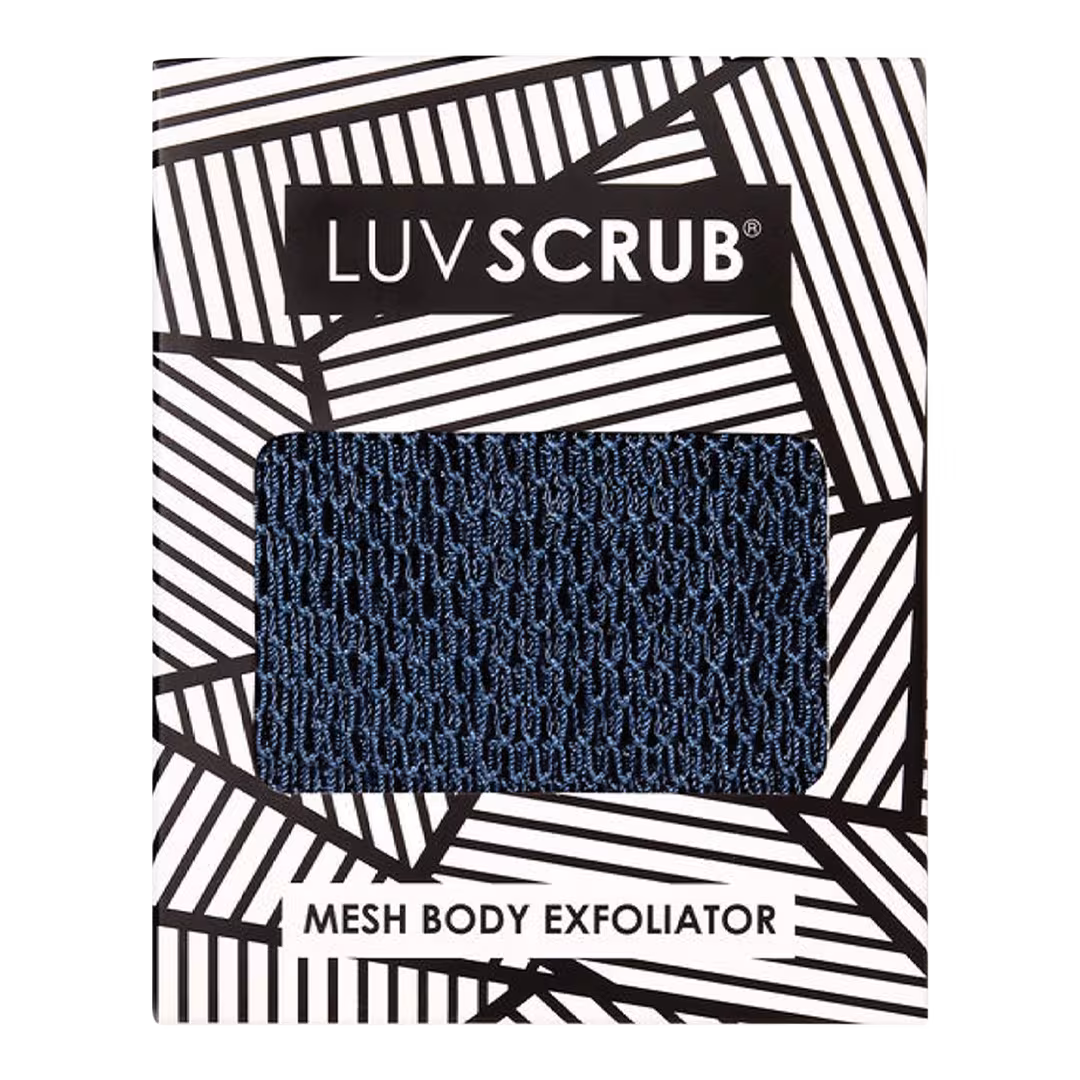 LUV SCRUB  Mesh Body Exfoliator - Indiglo