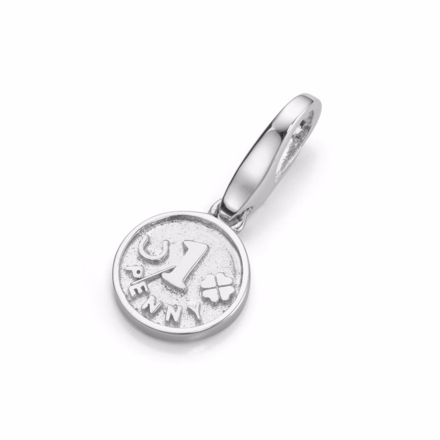 Charm Glückspenny, Silber 925