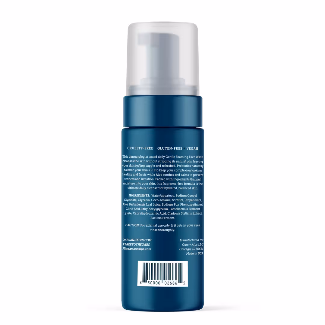 Oars + Alps  Gentle Foaming Face Wash