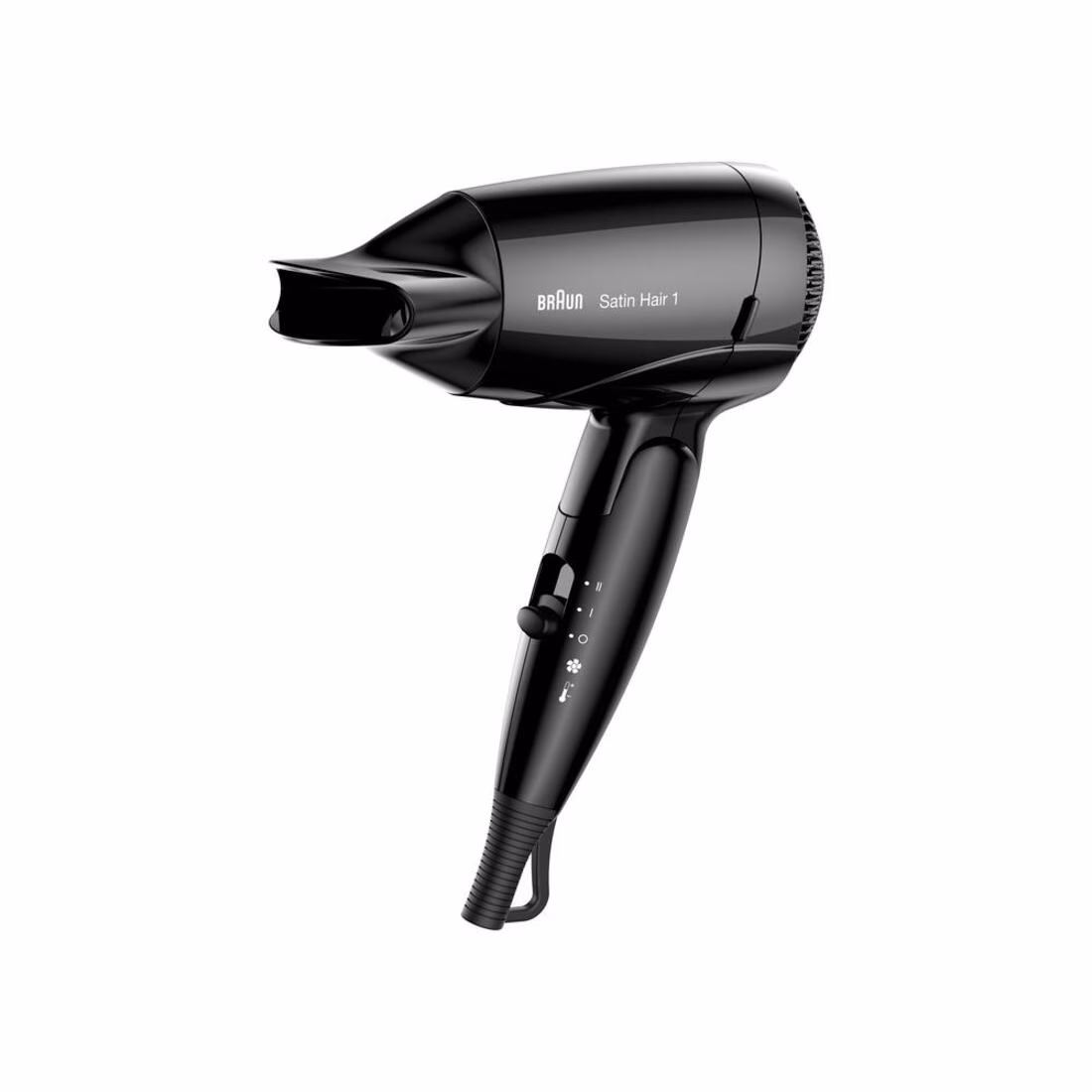 Satin Hair 1 HD 130 Style&Go in Schwarz