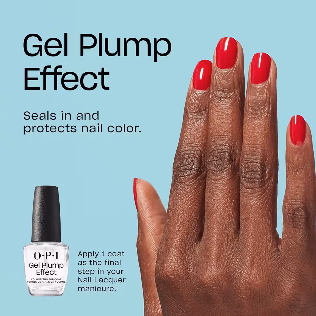 OPI  Gel Plump Effect Top Coat