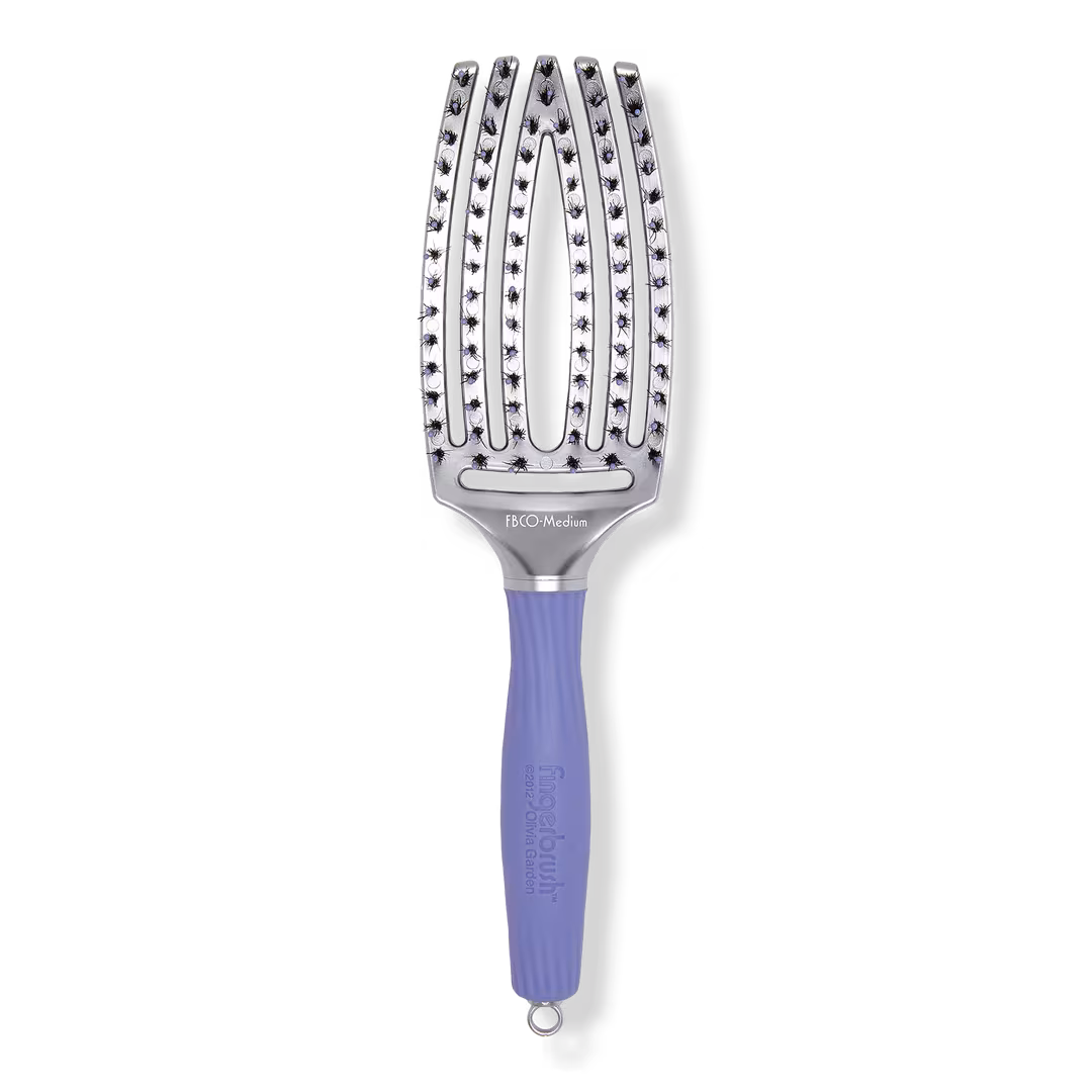 Olivia Garden  Medium Vented Paddle Fingerbrush Combo