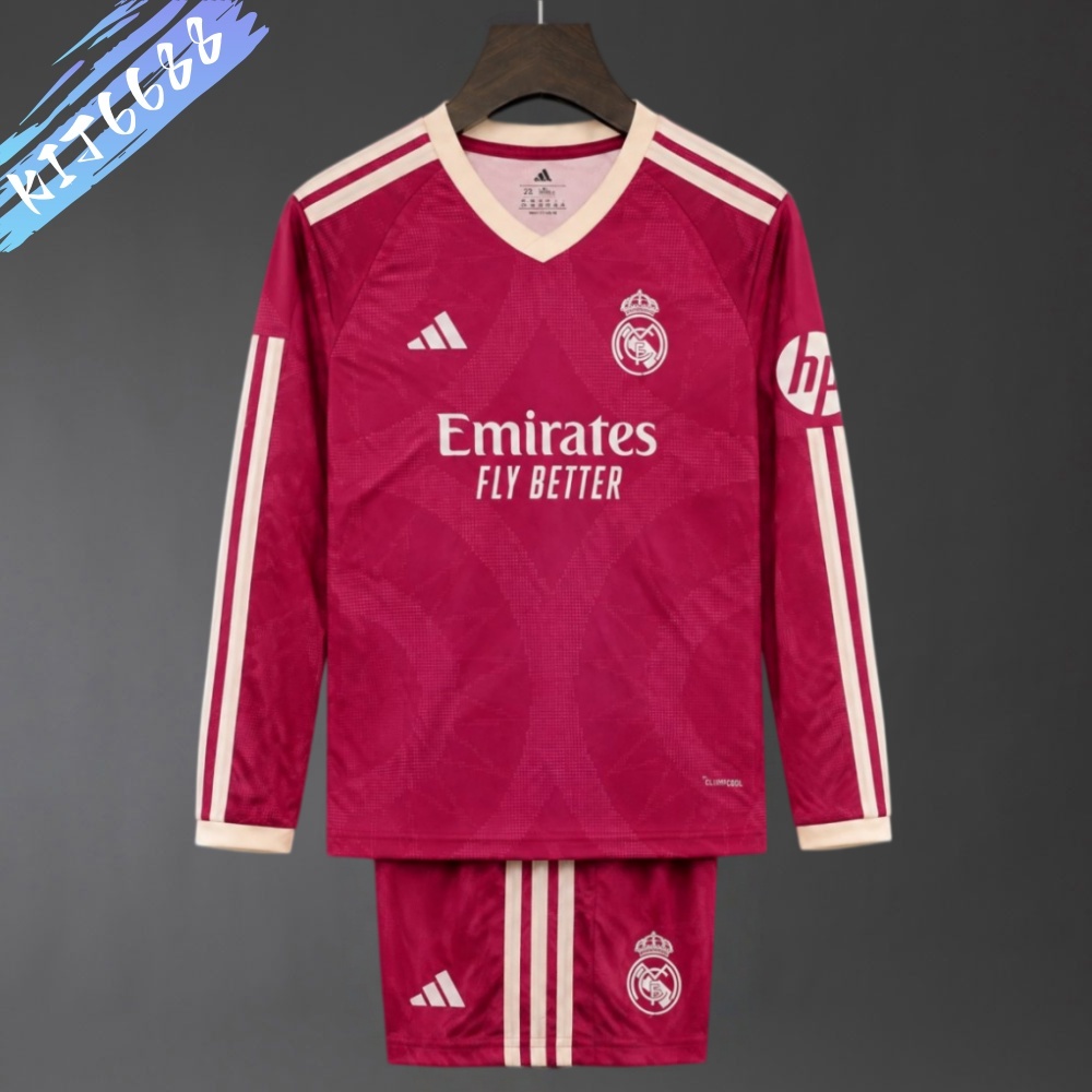 2026/2027 Real Madrid Third Away Long Sleeve Football Kids Kit socks