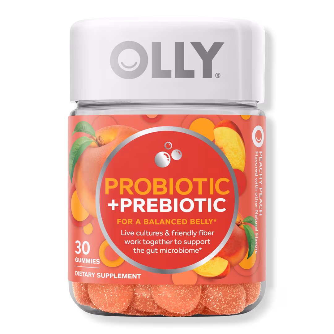 OLLY  Prebiotic and Probiotic Gummy Supplement