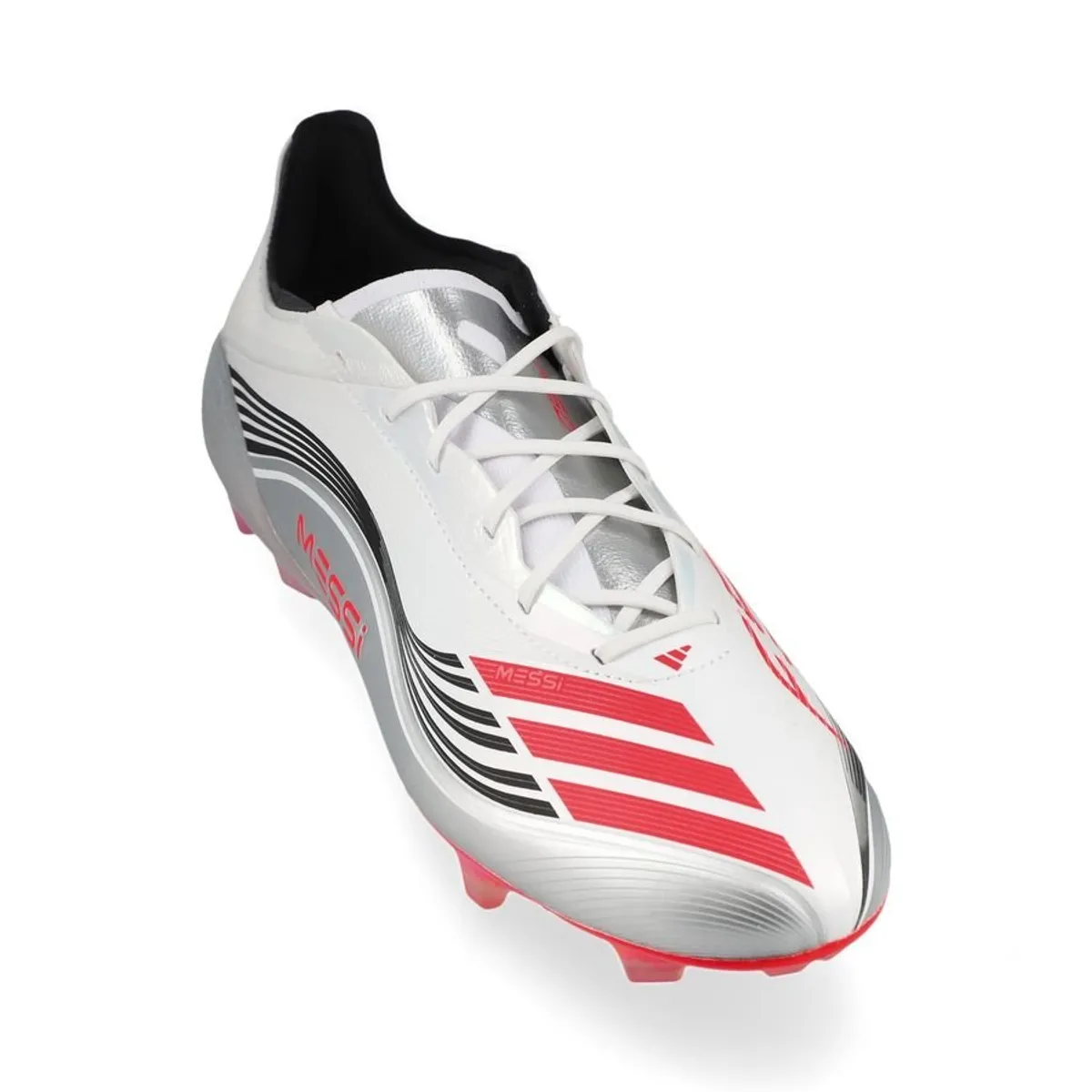 F50 Messi Elite FG Prestig10 - Footwear WhiteLucid RedSilver Metallic