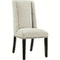 Modway Baron Fabric Dining Chair in Beige