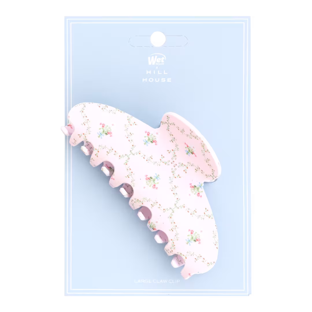 Wet Brush  Wet Brush x Hill House Matte Pink Trellis Large Claw Clip