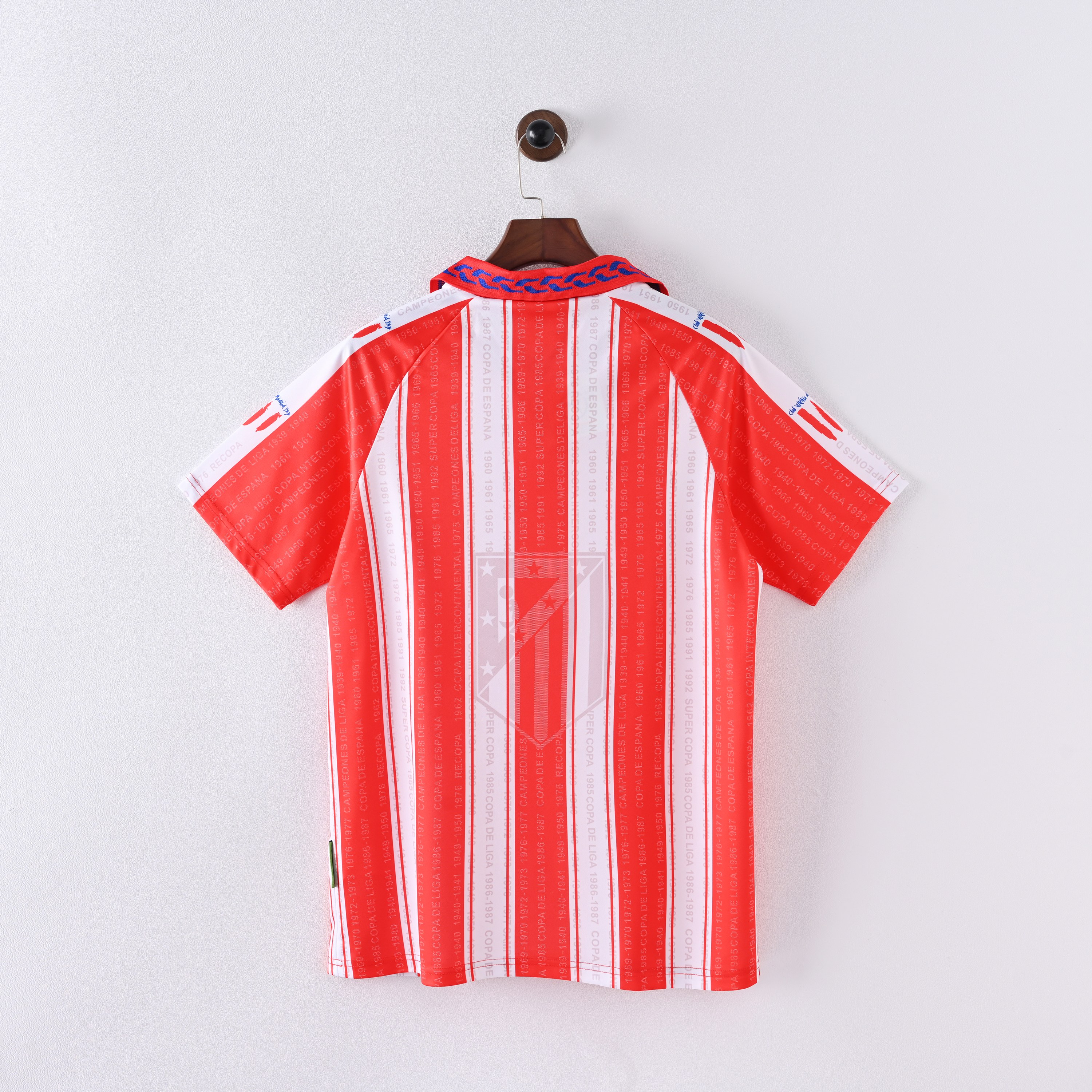 1995/1996 Atletico Madrid Home Retro Football Shirt