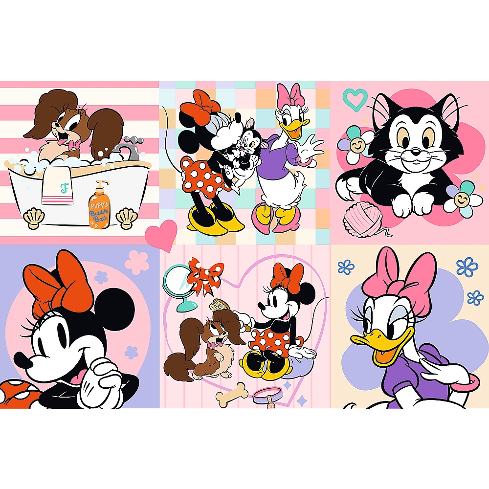 Puzzle Myszka Minnie 160 El. Kolorowy Dzień Minnie