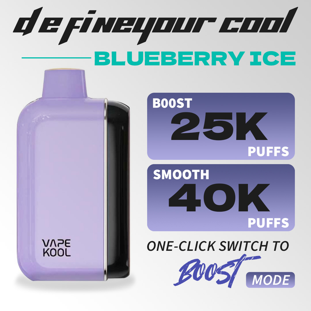 BLUEBERRY ICE VAPEKOOL KOLOS 40000 PUFFS