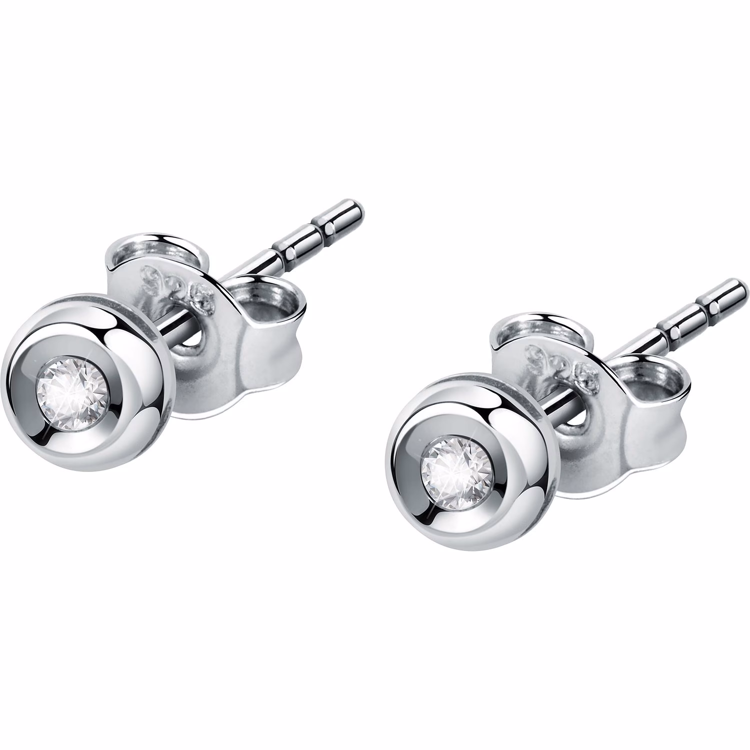 Ohrstecker 375er Weißgold