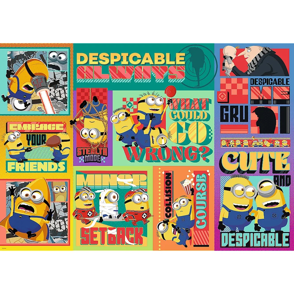 Puzzle Gru I Minionki: Pod Przykrywką 1000 El.