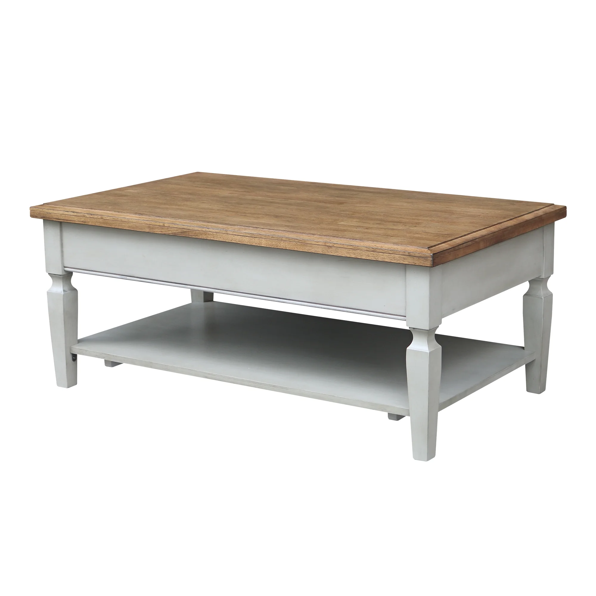 Vista Coffee Table  Distressed Hickory/Stone Finish