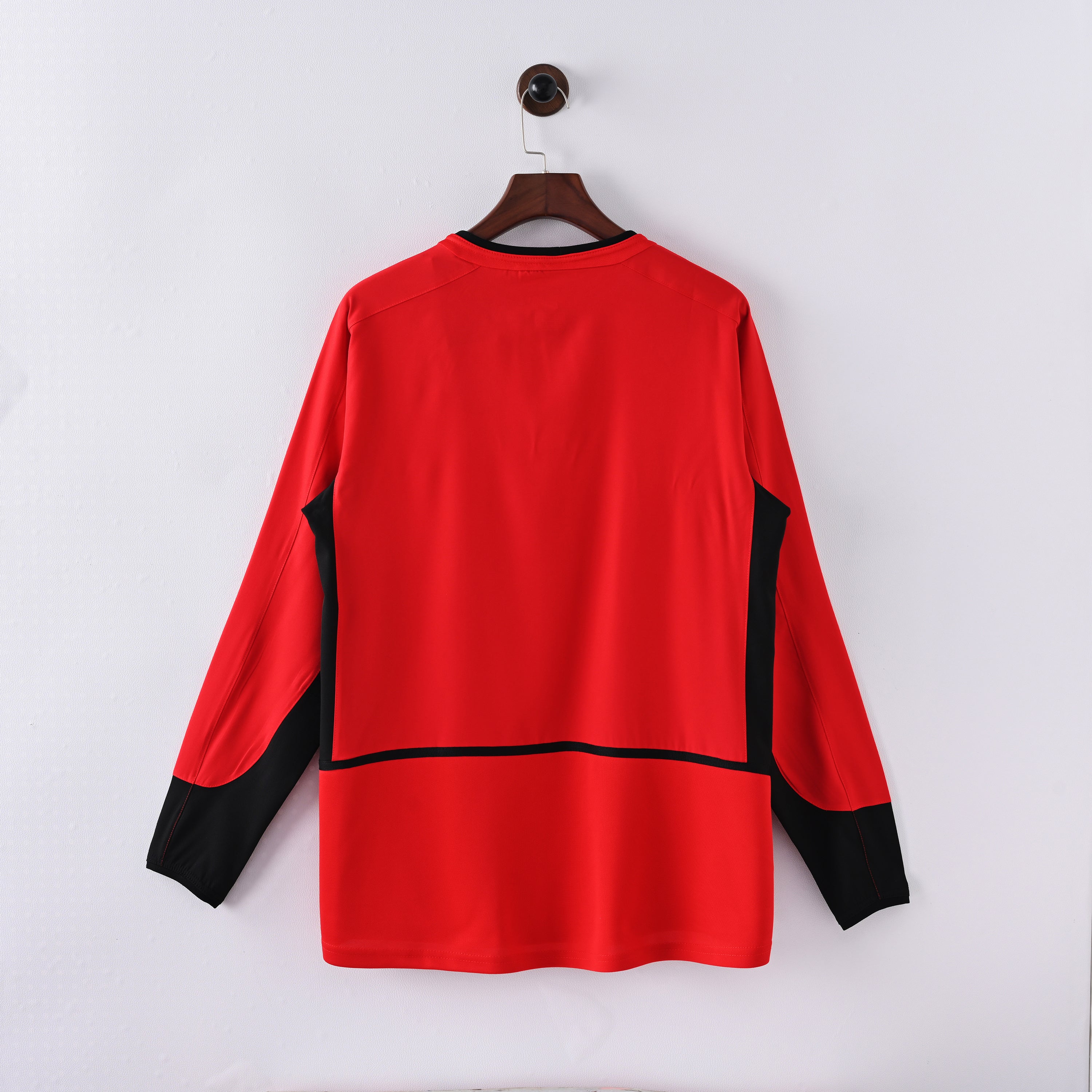 Manchester United Retro Vintage Long Sleeve Home Jersey Men 2002-2003