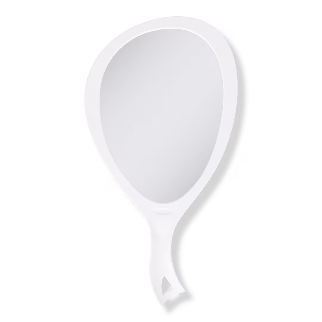Zadro  Large Teardrop Handheld Mirror with Curved Handle