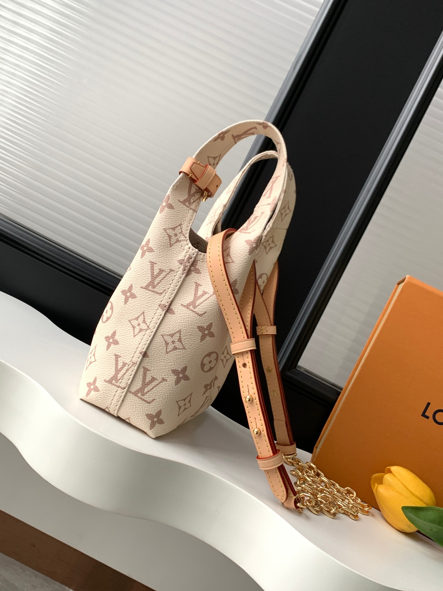 LV Atlantis BB Monogram Dune handbag