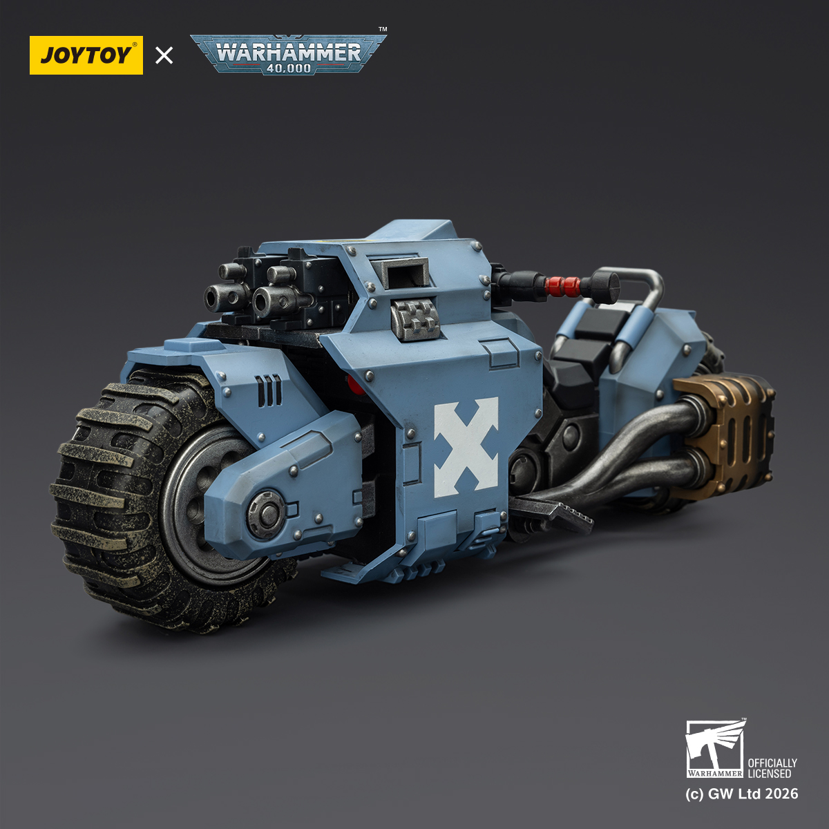 JOYTOY  Warhammer 40k 1: 18 Raider-pattern Combat Bike - JOYTOY WORLD