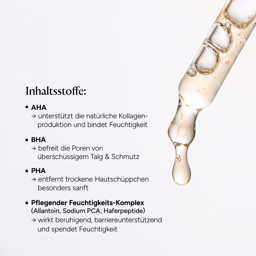 Smoothing Peeling Serum mit AHA, BHA & PHA 30 ml