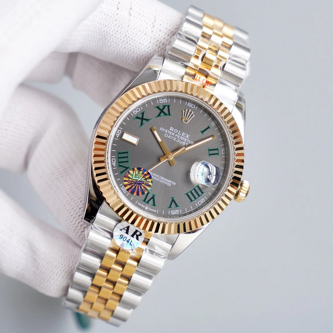 Rolex Watch DATEJUST 41MM WIMBLEDON DIAL JUBILEE BRACELET