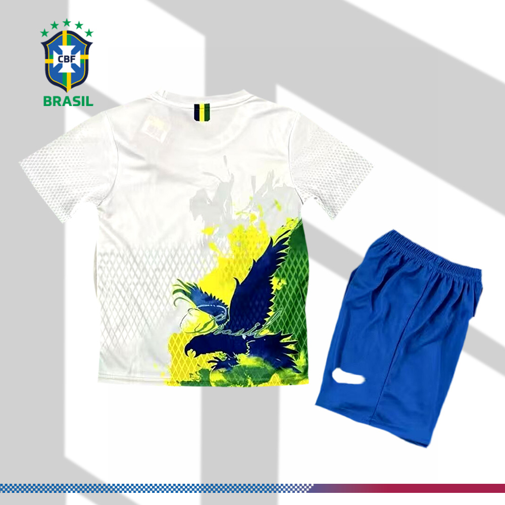 2025/2026 Brazilian Special Edition Football Shirt (Kids Kit socks ）