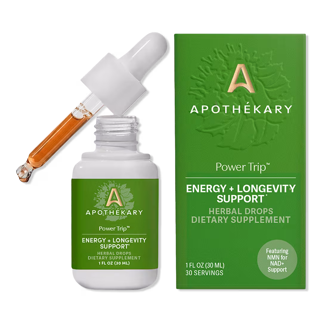 Apothékary  Power Trip Energy and Longevity Support Herbal Drops