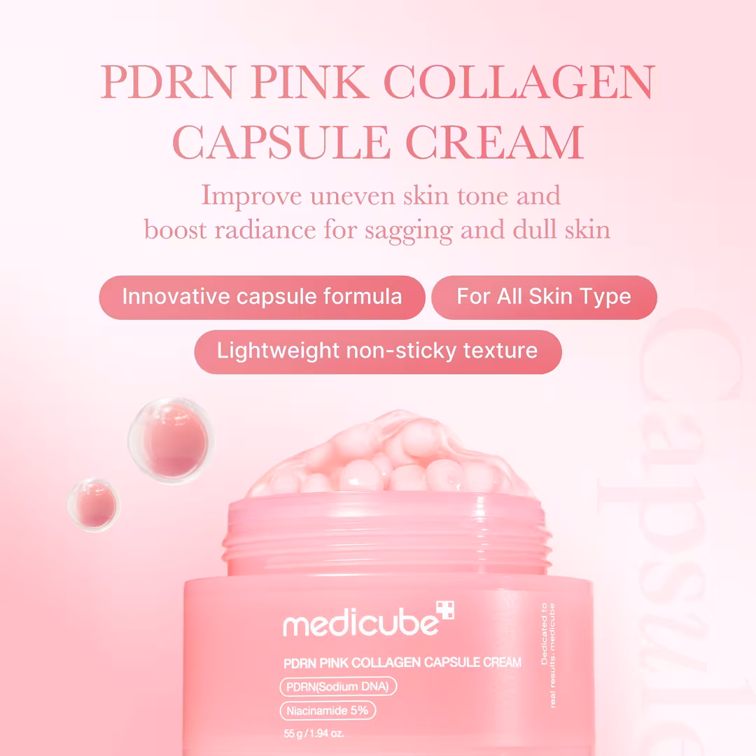 medicube  PDRN Pink Collagen Capsule Cream