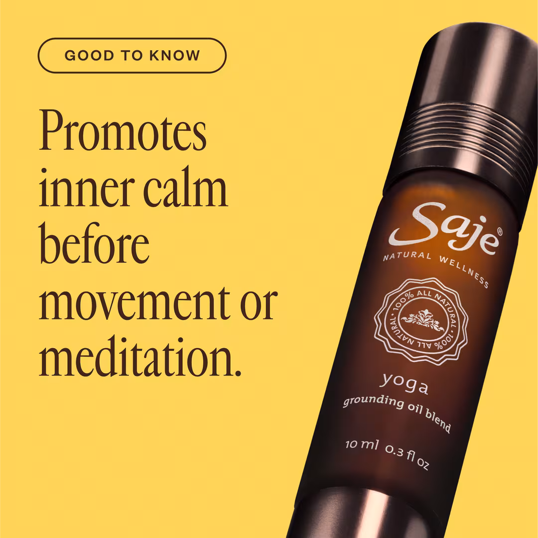 Saje Natural Wellness  Yoga Grounding Oil Blend Roll-On