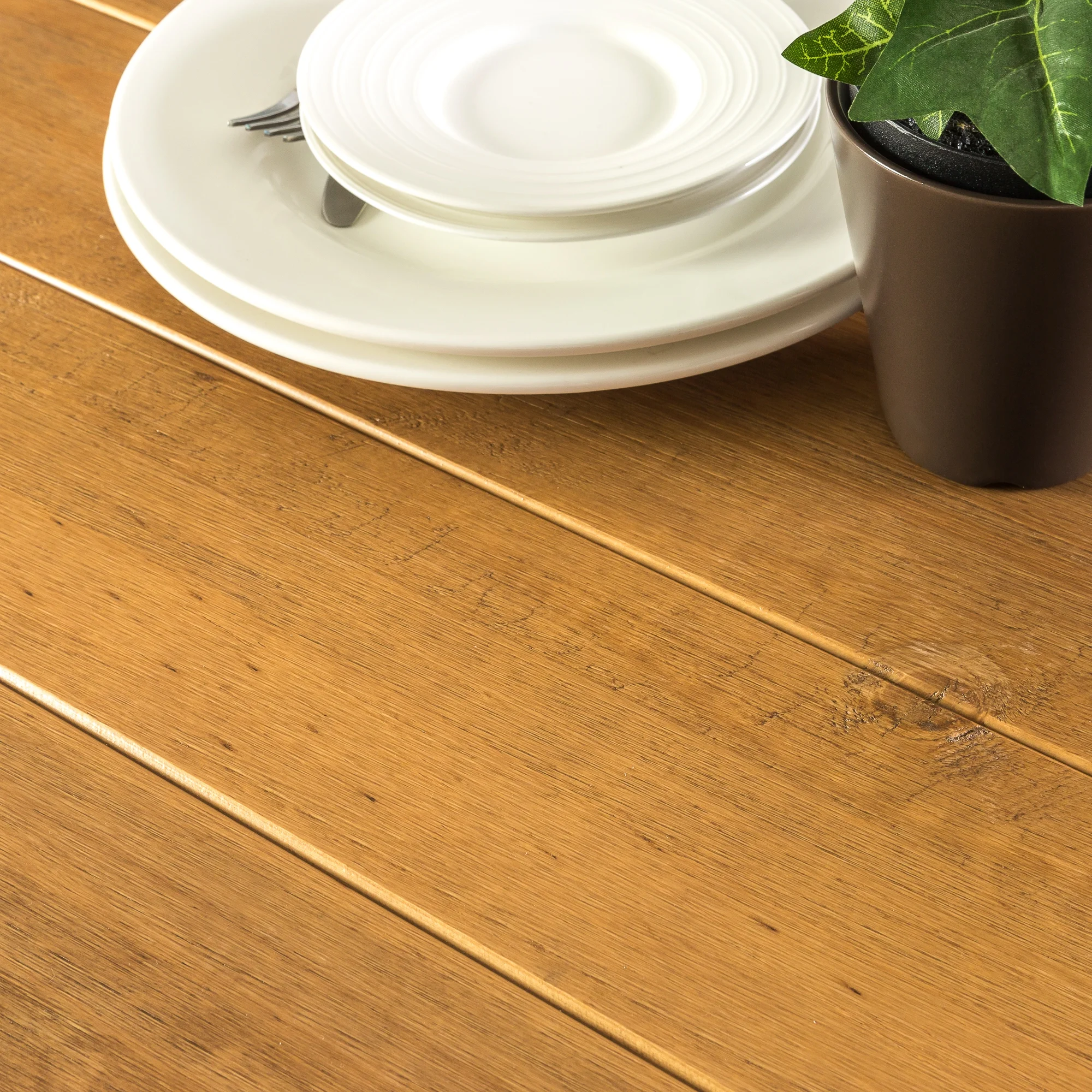 Lagom Becky Farmhouse Rectangular Indoor Wood Dining Table