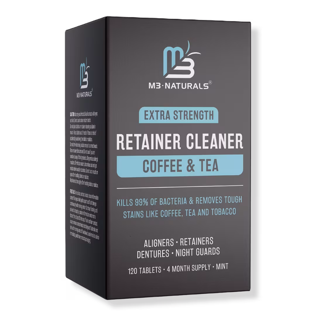 M3  Mint Retainer Cleaner Coffee & Tea Stains