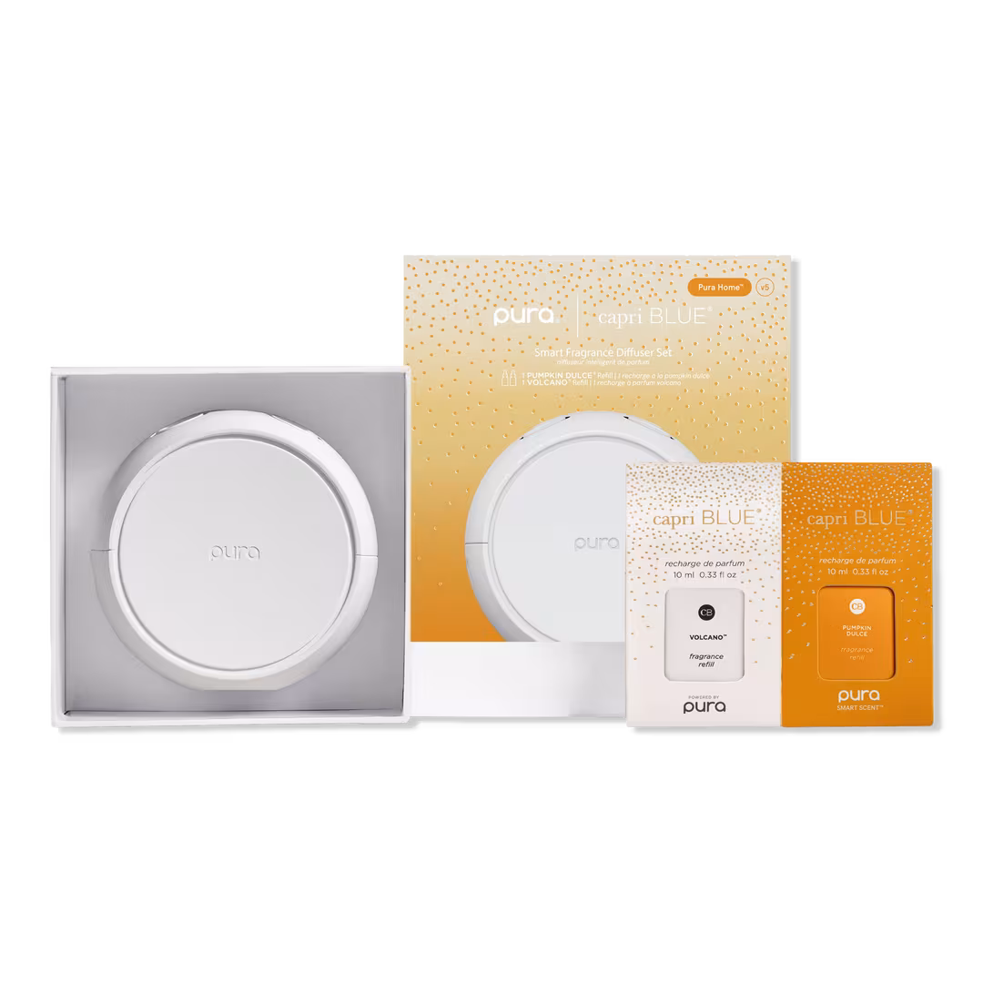 Pura  Pura x Capri Blue Volcano and Pumpkin Dulce Smart Diffuser Set Set