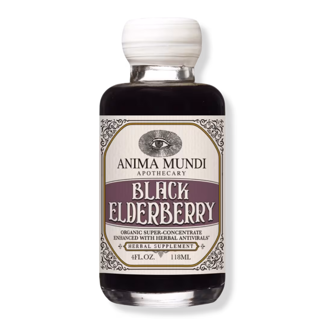 Anima Mundi  Black Elderberry Syrup Organic Antivirals
