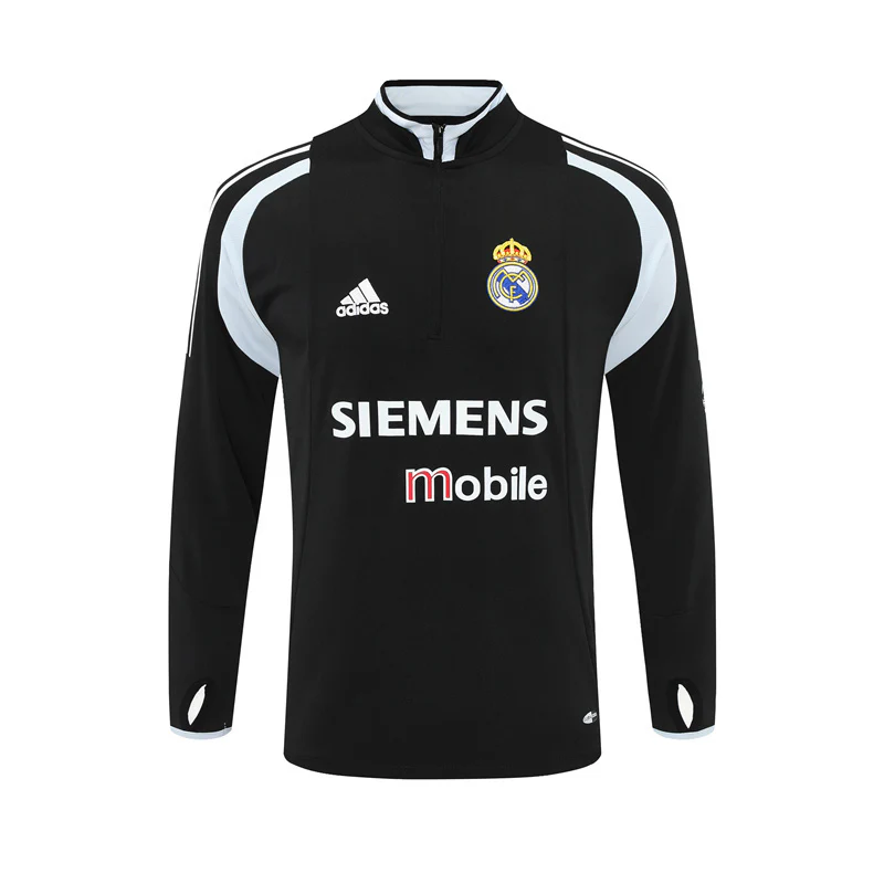 Real Madrid Training Jacket Men 2004 2005 Black