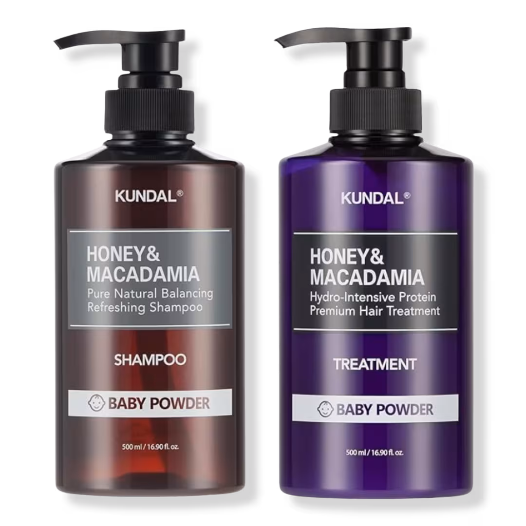 KUNDAL  Honey & Macadamia Shampoo & Conditioner Set
