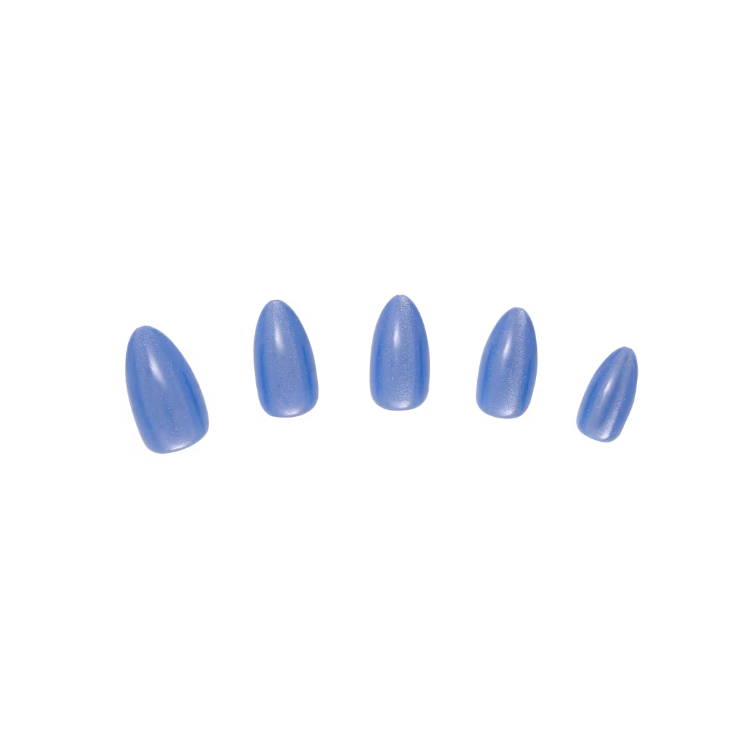 Nail Reformation  Clear Blue Press On Nails