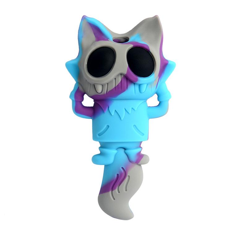 Civet Cat Novelty Silicone Pipe