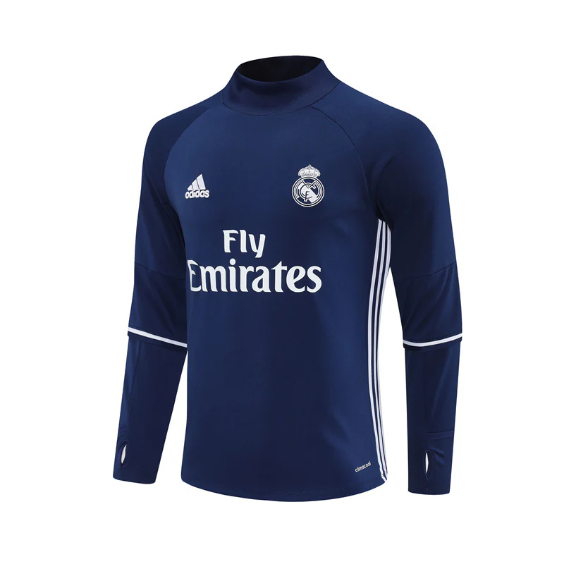 Real Madrid Training Jacket Men 2016 2017 Blue