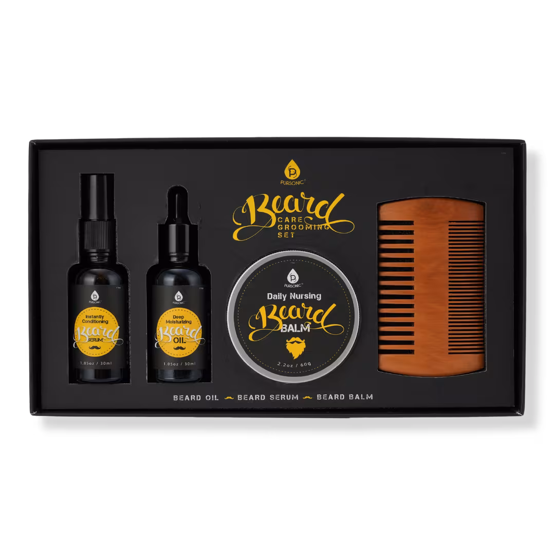 PURSONIC  Beard Care Grooming Kit