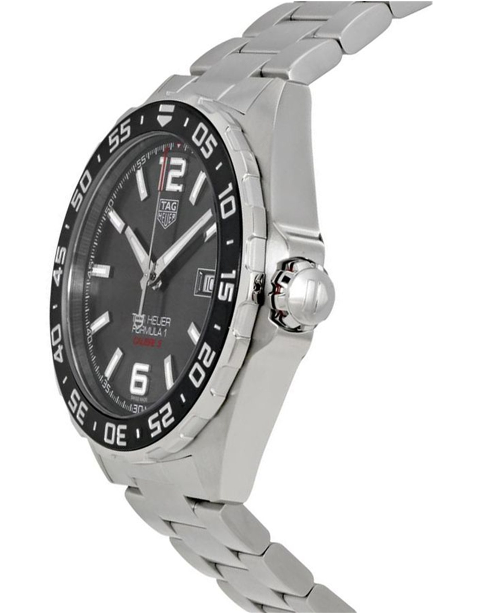 Replica Tag Heuer Formula 1 Grey Dial Stainless Steel Bracelet Watch WAZ2011.BA0842 43MM