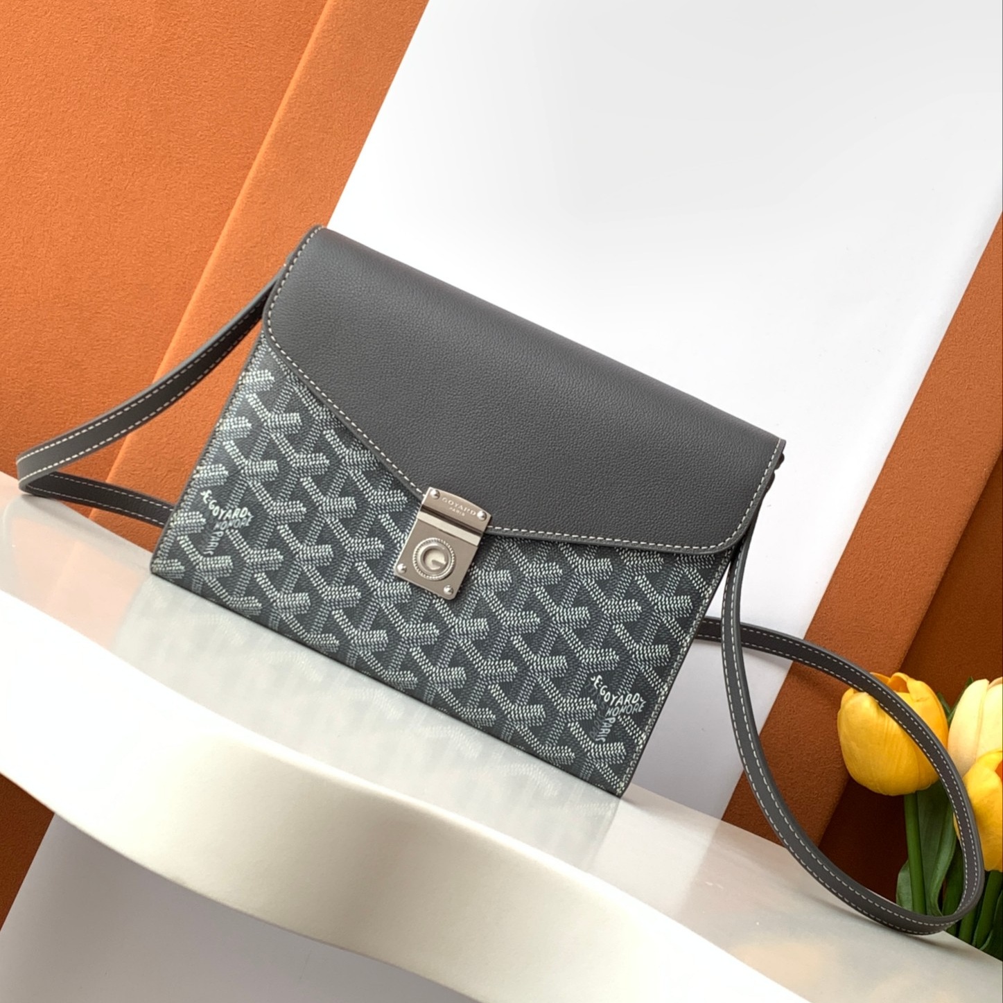 Goyard Bag Chypre Pouch-Wallet  Cowhide 8218