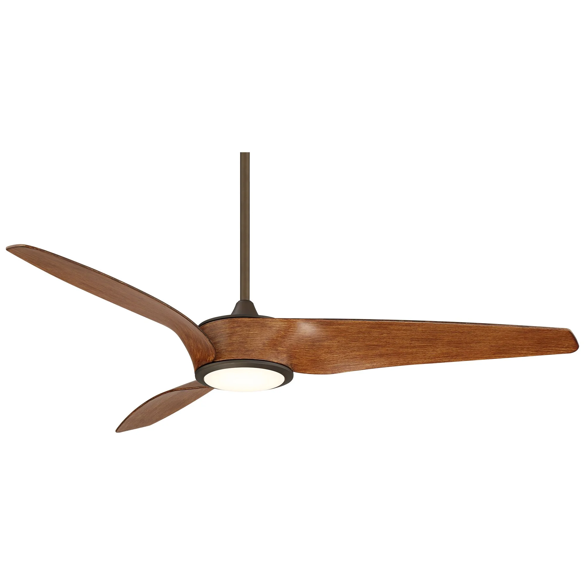 56" Casa Vieja Como Modern Indoor Ceiling Fan with Dimmable LED Light Remote Control Oil Rubbed Bronze Koa Brown for Living Room Kitchen House Bedroom