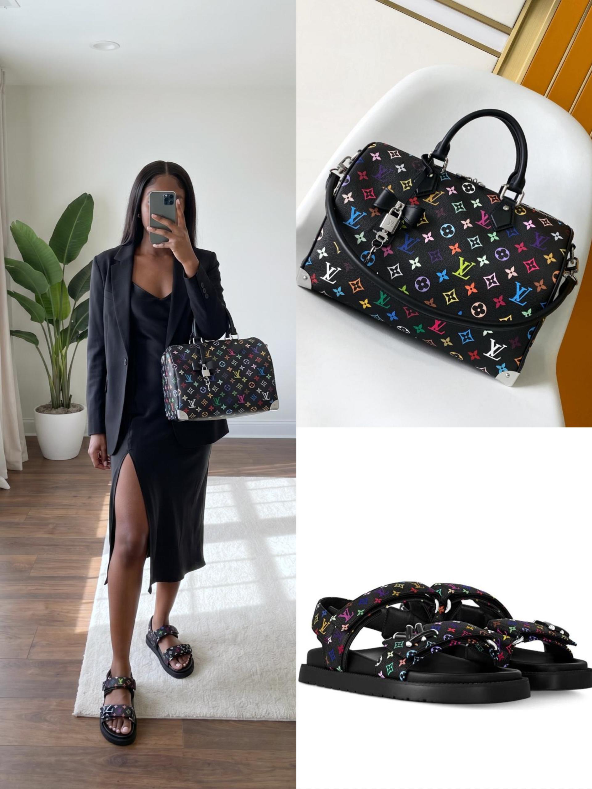 LV Shoes & Bag Set